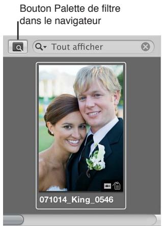 APPLE APERTURE 3.4 - Pour trier des photos par classement à l'aide de la palette de filtre - 1