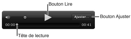 APPLE APERTURE 3.4 - Pour modifier la longueur d'un clip audio - 1