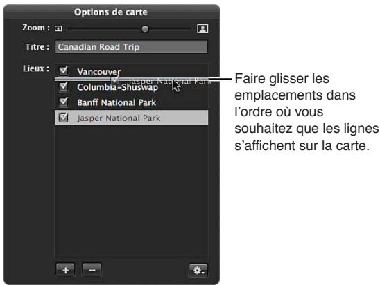 APPLE APERTURE 3.4 - Pour définir l'itinéraire que les lignes de direction sur la carte - 1
