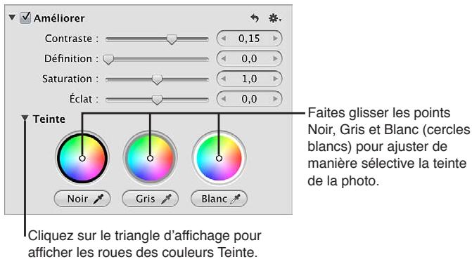 APPLE APERTURE 3.4 - Réglage manuel de la teinte d'une image - 1