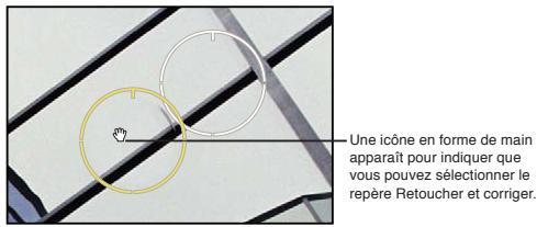 APPLE APERTURE 3.4 - Pour déplacer un repère retoucher et corriger - 1