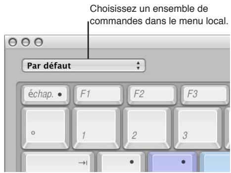 APPLE APERTURE 3.4 - Pour choisir un jeu de commandes des - 1