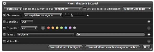 APPLE APERTURE 3.4 - Pour classer des photos en plusieurs étapes - 1