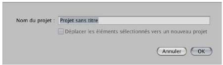 APPLE APERTURE 3.4 - Pour créer un nouveau projet - 2