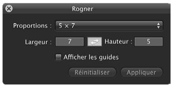 APPLE APERTURE 3.4 - Rognage des images à l'aide de l'outil rogner - 1
