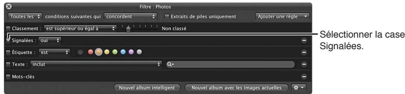 APPLE APERTURE 3.4 - Pour rechercher des photos signalées - 1
