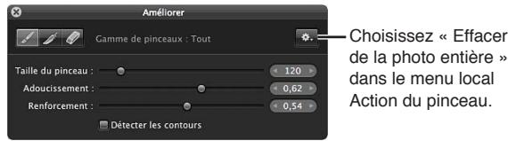 APPLE APERTURE 3.4 - Pour effacer des coups de pinceau - 4