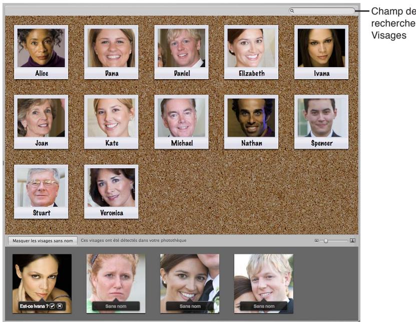 APPLE APERTURE 3.4 - Recherche de photos en fonction des visages - 1