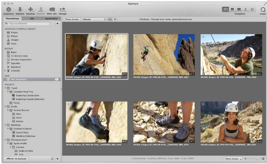 APPLE APERTURE 3.4 - Créer un flux de photos partagé - 2
