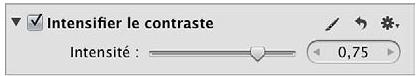 APPLE APERTURE 3.4 - Utilisation des commandes de pinceau rapide intensifier le contraste - 1