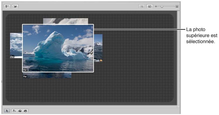 APPLE APERTURE 3.4 - Pour afficher des photos recouvertes par d'autres sur la table lumineuse - 1