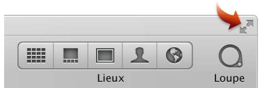 APPLE APERTURE 3.4 - Entrée et sortie de la présentation plein écran - 1