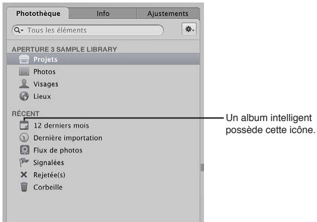APPLE APERTURE 3.4 - Vue d'ensemble des albums intelligents - 1