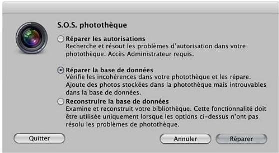 APPLE APERTURE 3.4 - Pour réparer ou reconstruire votre photothèque aperture - 1