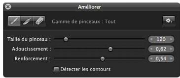 APPLE APERTURE 3.4 - Pour appliquer un ajustement pinceau rapide - 1