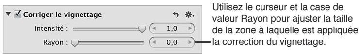 APPLE APERTURE 3.4 - Utilisation des commandes de correction du vignettage - 2