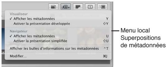 APPLE APERTURE 3.4 - Vue d'ensemble des incrustations de métadonnées - 1