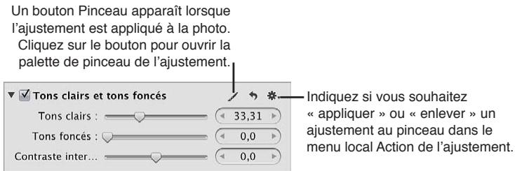 APPLE APERTURE 3.4 - Utilisation des commandes de pinceau - 1