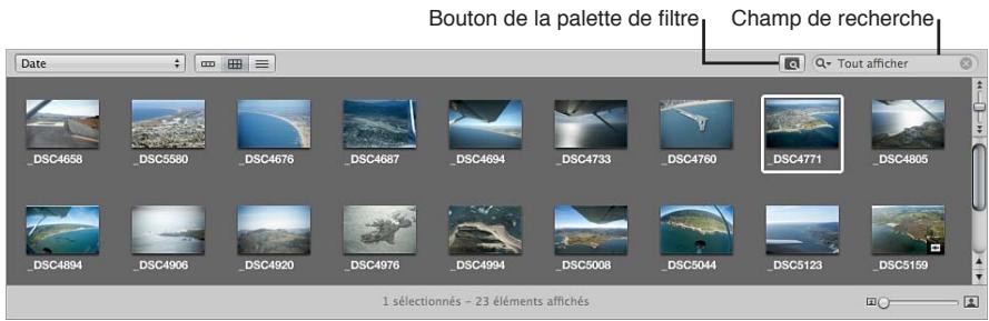 APPLE APERTURE 3.4 - Recherche de photos dans le navigateur - 1