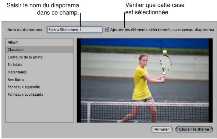 APPLE APERTURE 3.4 - Pour créer un album de type diaporama à partir de photos sélectionnées - 1