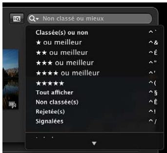 APPLE APERTURE 3.4 - Pour régler la pellicule en vue de filtrer les photos - 1