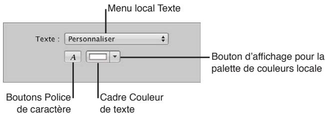 APPLE APERTURE 3.4 - Pour ajouter du texte aux diapositives - 1