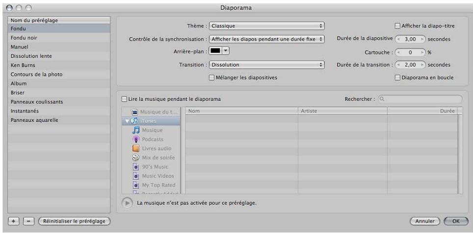 APPLE APERTURE 3.4 - Pour modifier un préréglage existant - 1