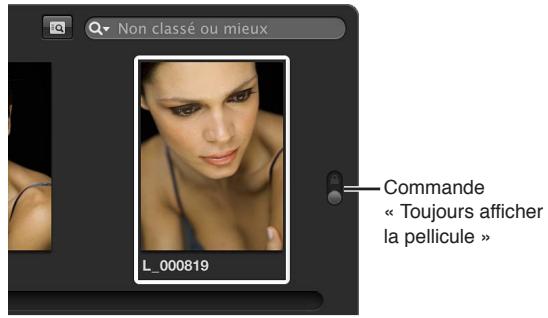 APPLE APERTURE 3.4 - Pour afficher et déplacer la pellicule - 1