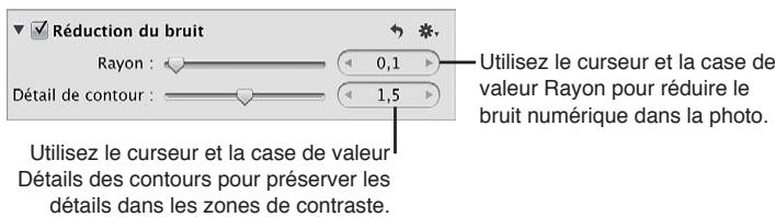 APPLE APERTURE 3.4 - Pour réduire le bruit numérique d'une image - 1