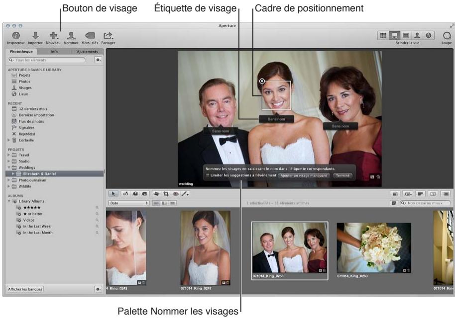 APPLE APERTURE 3.4 - Ajout de noms aux visages figurant sur vos photos - 1