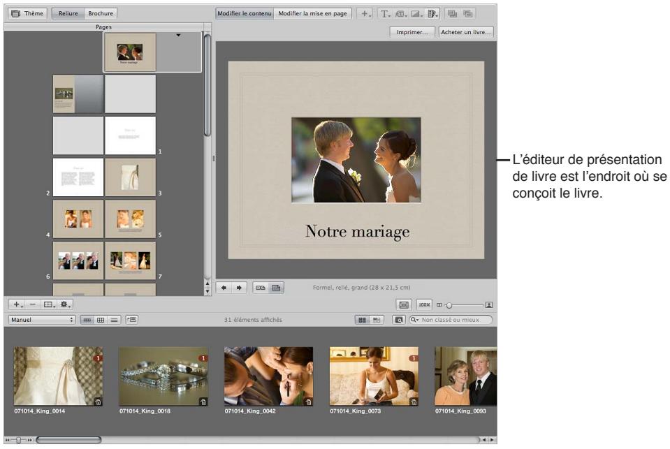 APPLE APERTURE 3.4 - Vue d'ensemble de la création de livres - 1