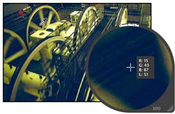 APPLE APERTURE 3.4 - Pour définir la teinte des tons foncés d'une image - 2