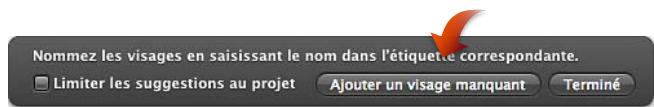 APPLE APERTURE 3.4 - Pour ajouter des visages manquants - 1