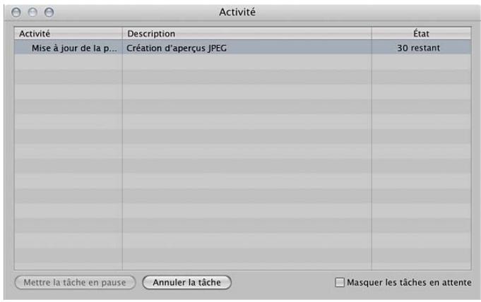 APPLE APERTURE 3.4 - Pour arrêter la création des aperçus - 1