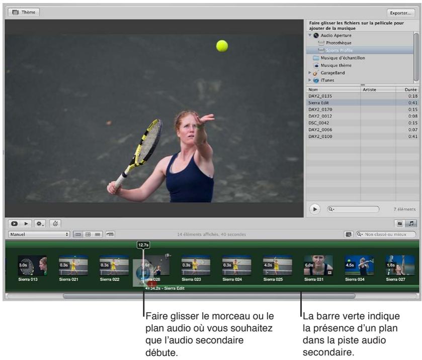 APPLE APERTURE 3.4 - Ajout de clips audio à votre diaporama - 4
