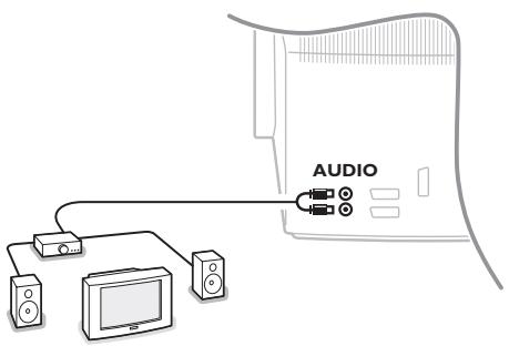 PHILIPS 32PW9520 - Amplificador estéreo edoes altifalantesextra da fronte - 1