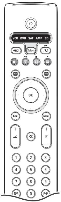 PHILIPS 32PW9520 - Tasti per i apparecchiatura video e audio - 1