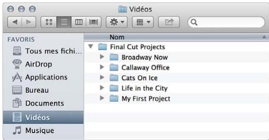 APPLE FINAL CUT PRO X - Emplacement de vos fichiers de média et de projet - 3