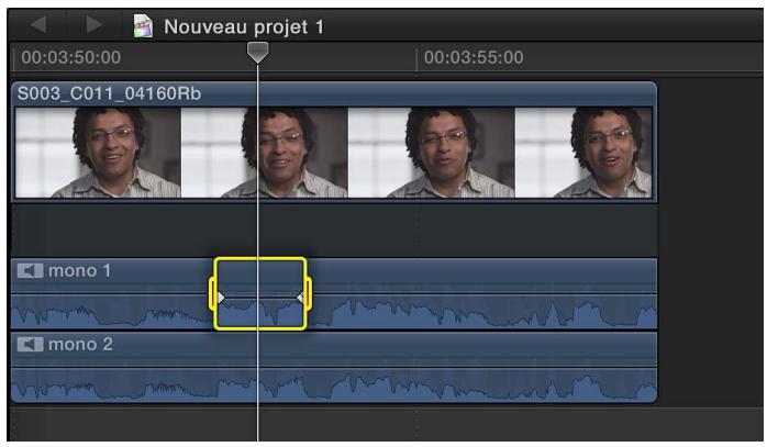 APPLE FINAL CUT PRO X - Réinitialisation des réglages de la balance - 4
