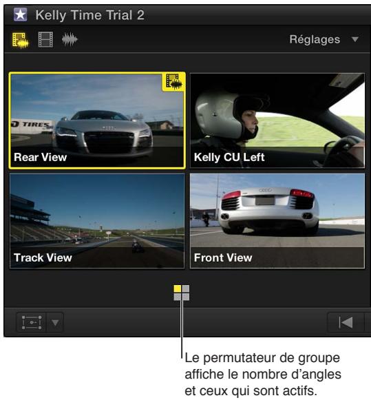 APPLE FINAL CUT PRO X - Visionnage et accès aux groupes d'angles - 1