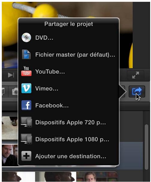 APPLE FINAL CUT PRO X - Partage d'un projet ou d'un plan - 1