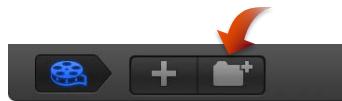 APPLE FINAL CUT PRO X - Utilisation de dossiers pour organiser les projets - 2