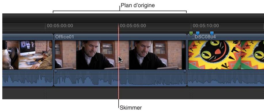 APPLE FINAL CUT PRO X - Coupe du début ou de la fin d'un plan au niveau de la tête de lecture - 1