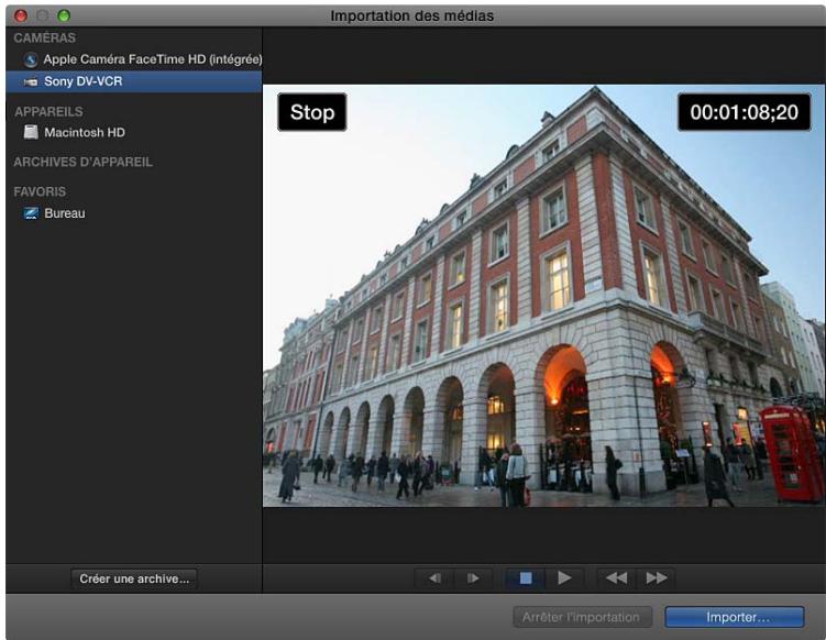 APPLE FINAL CUT PRO X - Archivage du média sur votreamera ou caméscope à système de fichiers - 4