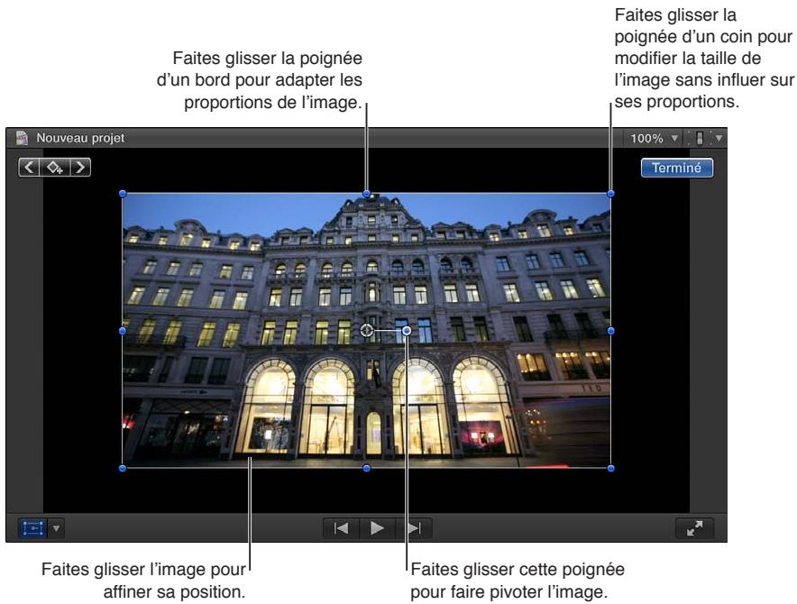 APPLE FINAL CUT PRO X - Ajustement de l'effet transformer - 2