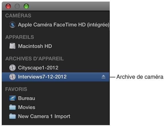 APPLE FINAL CUT PRO X - Accès aux médias sur une archive ou une image disque - 2