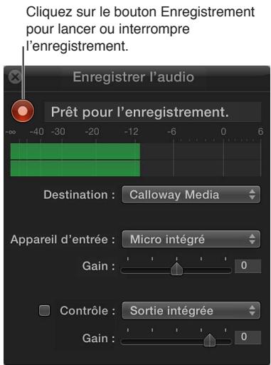 APPLE FINAL CUT PRO X - Choisissez fenêtre > enregistrer l'audio. - 1
