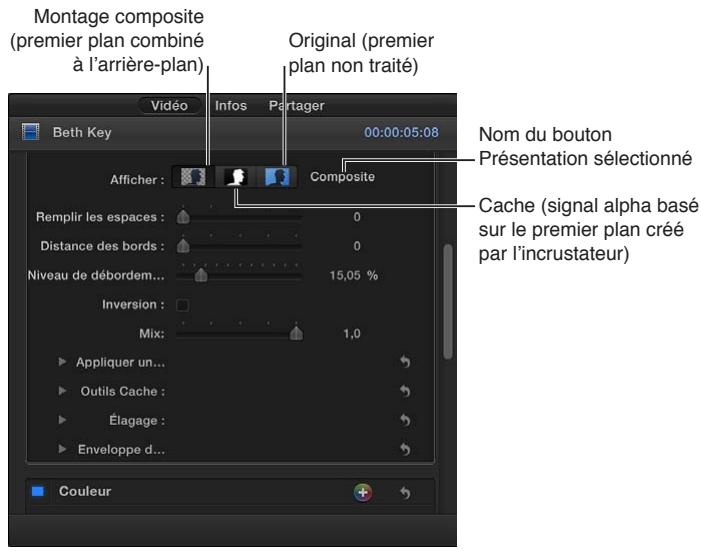 APPLE FINAL CUT PRO X - Ajustement de l'effet d'incrustation chromatique - 3