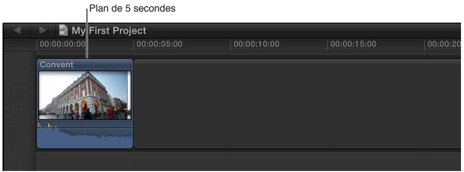 APPLE FINAL CUT PRO X - Changement de vitesse constant - 1