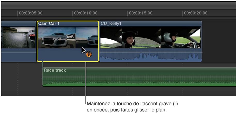 APPLE FINAL CUT PRO X - Déplacement, trim ou suppression de plans dans le scénario principal sans affecter les plans connectés - 1